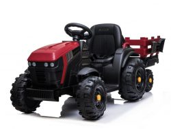 Traktor mit Anhänger - rot