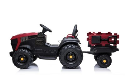 Traktor mit Anhänger - rot – Bild 2