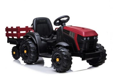 Traktor mit Anhänger - rot – Bild 3