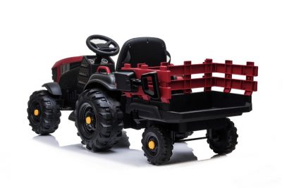 Traktor mit Anhänger - rot – Bild 4