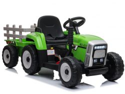 Traktor grün mit Anhänger