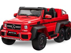 Mercedes G63 AMG - Kind + Erwachsener Kinder Elektroauto - 2-Sitzer - 6Wd