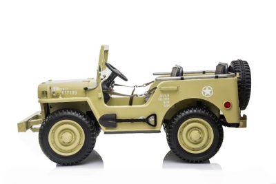 Offroad Jeep Militär Camouflage - Kinder - Elektroauto - 3-Sitzer - 4Wd – Bild 2