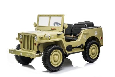 Offroad Jeep Militär Camouflage - Kinder - Elektroauto - 3-Sitzer - 4Wd – Bild 3