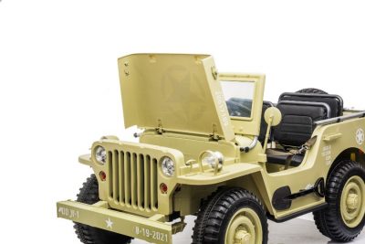 Offroad Jeep Militär Camouflage - Kinder - Elektroauto - 3-Sitzer - 4Wd – Bild 7